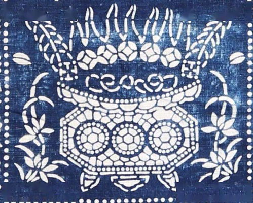 布上青花 南通藍印花布文化藝術展