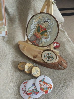 手繪敦煌壁畫,敦煌文創(chuàng)